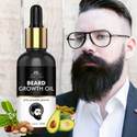 INTIMIFY Beard Growth Oil, ugane wala tel With 8 Natural Oils including Jojoba Oil Hair Oil (30 ml)