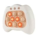 Intoypad Handheld Speed Push Pop Game Fun Sensory Fidget Toy for Kids White