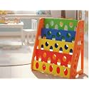 Intra Kids Plastic Bookshelf Magazine Holder for School/Office/Reception Living Room Furniture : Bookcases, Multicolour