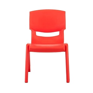 little fingers strong and durable plastic school study chair- medium red toys for play school