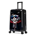 InUSA Cat Print 24-Inch Hardside Spinner Luggage Lightweight &amp; TSA Lock