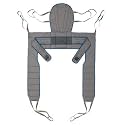 Invacare 2484780 Premier Dress Toileting High Sling for Patient Lift, Polyester Fabric, X-Large