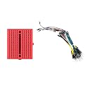 INVENTO 1pcs 170 tie-points Bread Board + 65Pcs Male to Male Solderless Flexible Jumper Cable Wires