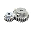INVENTO 1pcs 3D Printed Plastic Spur Gear 14 Teeth + 26 Teeth, 1.5 Module, 10mm Width, 5mm hole for DIY Projects