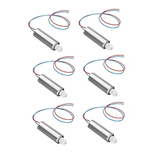 invento 6pcs 37v 8x20mm 820 micro coreless high speed dc motor with 11 teeth plastic gear mounted for quadcopter helicopter tiny toy drones