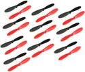 InventoSales 10pair 55mm 5cm Paddle Aircraft Propeller Blades For 720, 820 Coreless Motor Automotive Electronic Hobby Kit