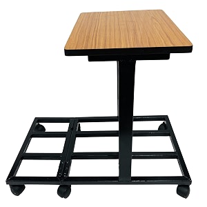 Inverter Battery Stand Trolley for 3 Batteries
