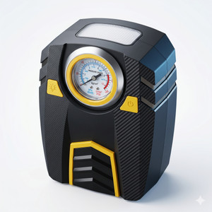 invexo 100 psi car tyre inflator pump dc power 100 psi tyre air pump for car  bike