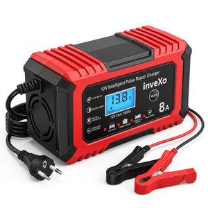 inveXo 12V 8A Automatic Smart Battery Charger