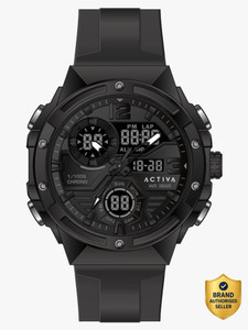 Invicta Black Dial Analog-Digital Watch - For
