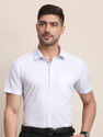 INVICTUS Men Printed Formal White Shirt