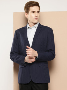 invictus striped single breasted formal men blazer