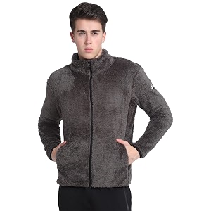 Invincible Mens Double Sherpa Jacket