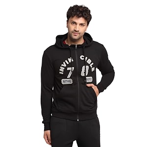 Invincible MenS Authentic Full Zip Hoody