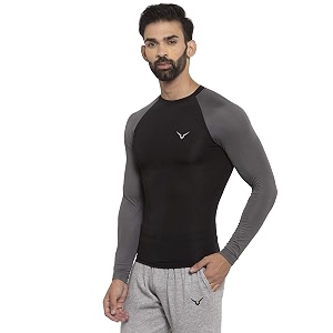 Invincible Mens Compress Base Layer Long Sleeve