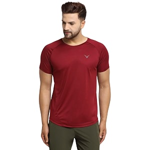 Invincible Mens Scoop Round Neck Tee