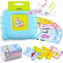 Invite Enterprise Card Early Education Learning Device |Talking Toy Flash Card for Kids Language 224 Words |Re-Chargeable Education Machine with Sound Effects Words Card Reading Learning Device For 3+ Years Kids(Flash Card Ed