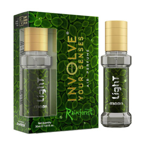 involve rainforest moon light spray car air perfume  car freshener spray fine fragrance car scent air freshener  car accessories interior  long-lasting fragrance  car perfume30 ml