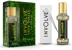 involve rainforest purewood spray car air perfume  car freshener spray fine fragrance car scent air freshener  car accessories interior  long-lasting fragrance  car perfume30 ml