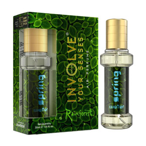 involve rainforest spring water spray car air perfume  car freshener spray fine fragrance car scent air freshener  car accessories interior  long-lasting fragrance  car perfume30 ml
