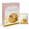Invra Cashew Millet Cookies | Handcrafted Premium with Real Cashews | Clean Ingredients, No Artificial Preservatives | Crunchy Anytime Snack | 16 Pack