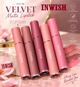 INWISH Nude lipstick waterproof liquid matte non