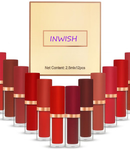 INWISH nude shades mini liquid lipstick combo