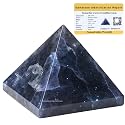 Iolite Pyramid - 1.5" Inch Crystal Pyramid for Positive Energy, Vastu, Reiki, Feng Shui and Chakra Healing Energy Balancing
