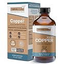 Ionic Copper Drops 30 PPM (8oz) – Premium Bioavailable Liquid Copper Supplement for General Wellness & Trace Mineral Support – Amber Glass Bottle