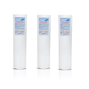 ionix 1 year spun filter pre filter 10 inch 5 micron replacement set heavy spun filter for ro water purifier pack of 3