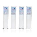 IONIX 1 Year Spun Filter, pre Filter 10 inch 5 Micron Replacement Set, Heavy Spun Filter for Ro Water Purifier, (Pack of 4)