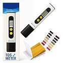 IONIX Digital Tds Tester & Ph Test Strips Combo, TDS Meter for Water Testing for Measuring Tds/Ppm- White