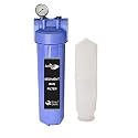 IONIX German Manufactured Sky Bag filter Assembly,Double Silicon O Rings Whole House Water Filter | Bag Filter Assembly, Bag Filter 20 inch 1 Micron,Upto 15 Kg Pressure (20 Inches,3000 liters Per Day)