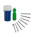 IONIX Screwdriver Set | Tool Set kit, Screwdriver Toolbox, Screwdriver Set for Home use, Pechkas Tool kit, 8 Blades Combination Screw Driver Set with Tester,9 Pieces, Blue