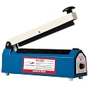 IONIX Sealing Machine for Food Packets | 1 Year Warranty, 10 Inch | Packet Sealer Machine, Packing Machine Sealing, Plastic Sealing Machine, Heavy metal Body From Full Customer Support (Blue)