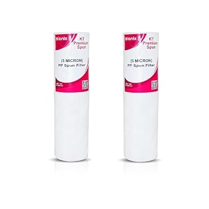ionix spun filter for water purifier 1 pieces heavy pp spun filter 10 inch 5 micron higher shelf life water filter candles pre filter for water purifier pack of 2