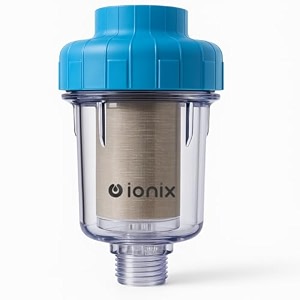 ionix washing machine filters for hard water  softener for home to remove chlorine amp limescale  hard water softener filters machine top amp front load  with unbreakable steel mesh filter pack of 1
