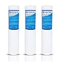 IONIX Whole House Water Filter Spare Filter Cartridge, Jumbo Spun Filter, Big Blue Spun Filter 20 inches, 4.5 Inches OD, Big Blue Filter 20 inch (Pack of 3)