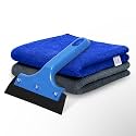 iota® Heavy Microfiber Cloth for Car Cleaning &amp; Detailing | Double-Sided, 650 GSM, 60x40 cm | Lint-Free, Scratch-Free Plush Microfiber Towels | Pack of 2 for Washing, Drying, Polishing &amp; Waxing