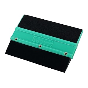 iota double edge squeegee  one side rubber amp one side microfiber felt  105cm vinyl wrap applicator for car window tinting decal amp film installation  color- green