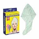 iota® Hair Towel Wrap for Women | Super Absorbent Microfiber Hair Drying Cap with 500 GSM | Quick-Dry, Frizz-Free, Lightweight & Secure Fit (Color- Purple)
