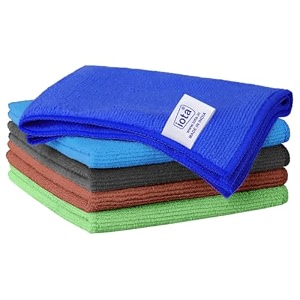 iota heavy microfiber cloth for car cleaning amp detailing  double-sided 650 gsm 60x40 cm  lint-free scratch-free plush microfiber towels  pack of 2 for washing drying polishing amp waxing