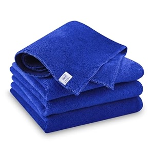 iota microfiber cloth 350 gsm - 40x40 cm - perfect for cars amp bikes - automotive cloth ultra absorbent amp lint-free perfect for polishing drying and detailing blue pack of 4