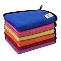 iota® Heavy Microfiber Cloth for Car Cleaning &amp; Detailing | Double-Sided, 650 GSM, 60x40 cm | Lint-Free, Scratch-Free Plush Microfiber Towels | Pack of 2 for Washing, Drying, Polishing &amp; Waxing