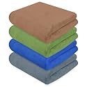 iota® Heavy Microfiber Cloth for Car Cleaning &amp; Detailing | Double-Sided, 650 GSM, 60x40 cm | Lint-Free, Scratch-Free Plush Microfiber Towels | Pack of 2 for Washing, Drying, Polishing &amp; Waxing