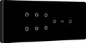iotics Smart Touch Switch for 8 Lights, Remote, Mobile App, Alexa & Google Home Smart Switch