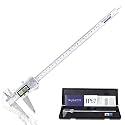 IP67 Absolute Origin Waterproof Digital Vernier Caliper Measuring Tool Stainless Steel, 0-12 Inch/300mm, 0.01mm Resolution, in/mm Conversion