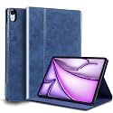 Leather Case for iPad Air 13" M4 2026/M3 2025/M2 2024 Folio Cover
