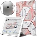 DuraSafe Cases for iPad Pro 12.9 1 Gen 2015 Printed Case A1584 ML0F2HN/A A1652 ML0N2HN/A ML0R2HN/A ML0V2HN/A ML0U2HN/A ML0T2HN/A ML3Q2HN/A ML3N2HN/A ML3K2HN/A ML2J2HN/A ML3R2HN/A - Marble Pink