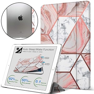 durasafe cases for ipad pro 129 3rd gen 2018 pc case a1876 mtel2hna mtem2hna a2014 mtfn2hna mtfl2hna mtfp2hna mtfq2hna a1983 mthn2hna mthu2hna mtja2hna mtj02hna mtjn2hna - marble pink